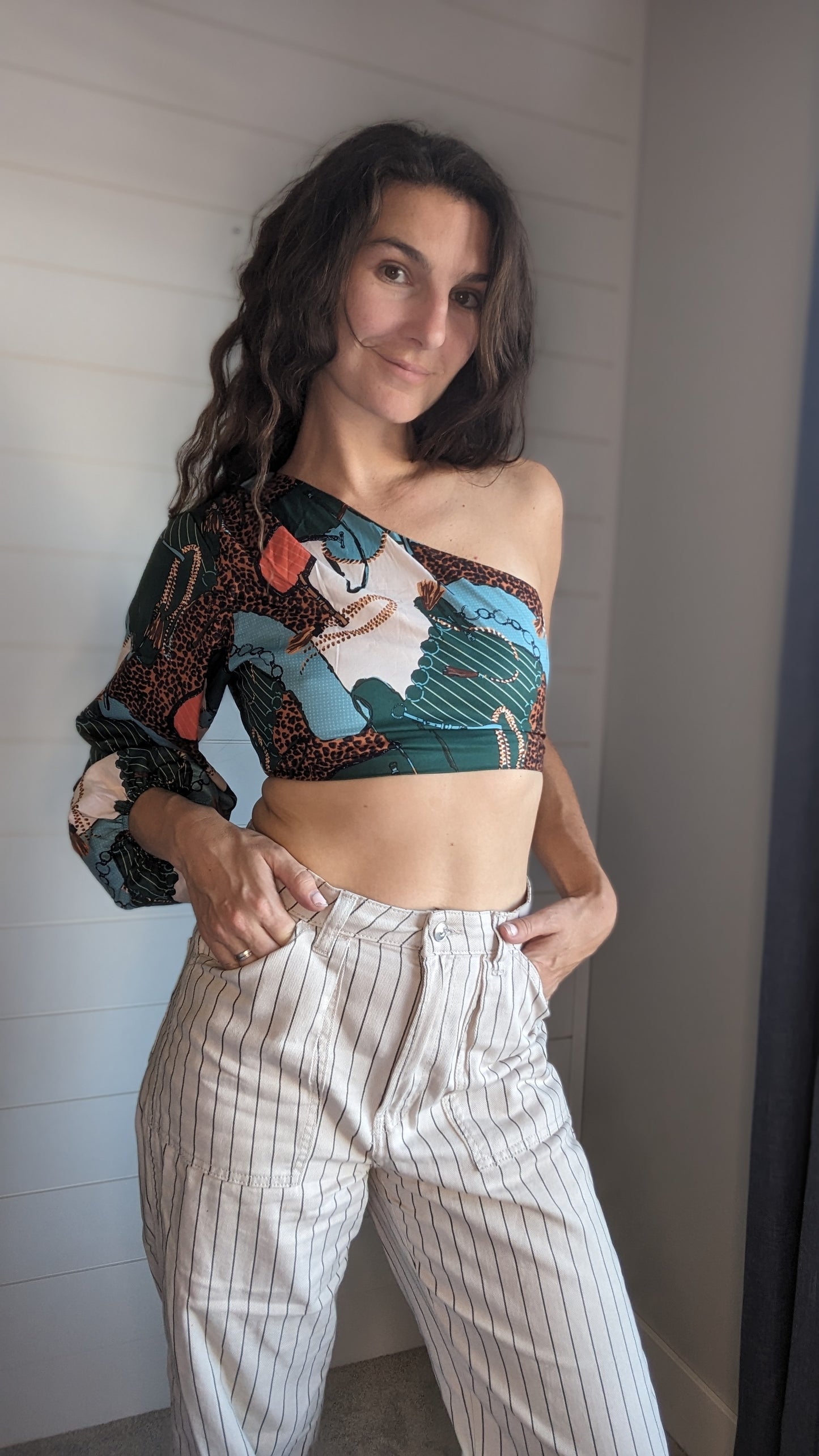 Asymmetrical Crop Top